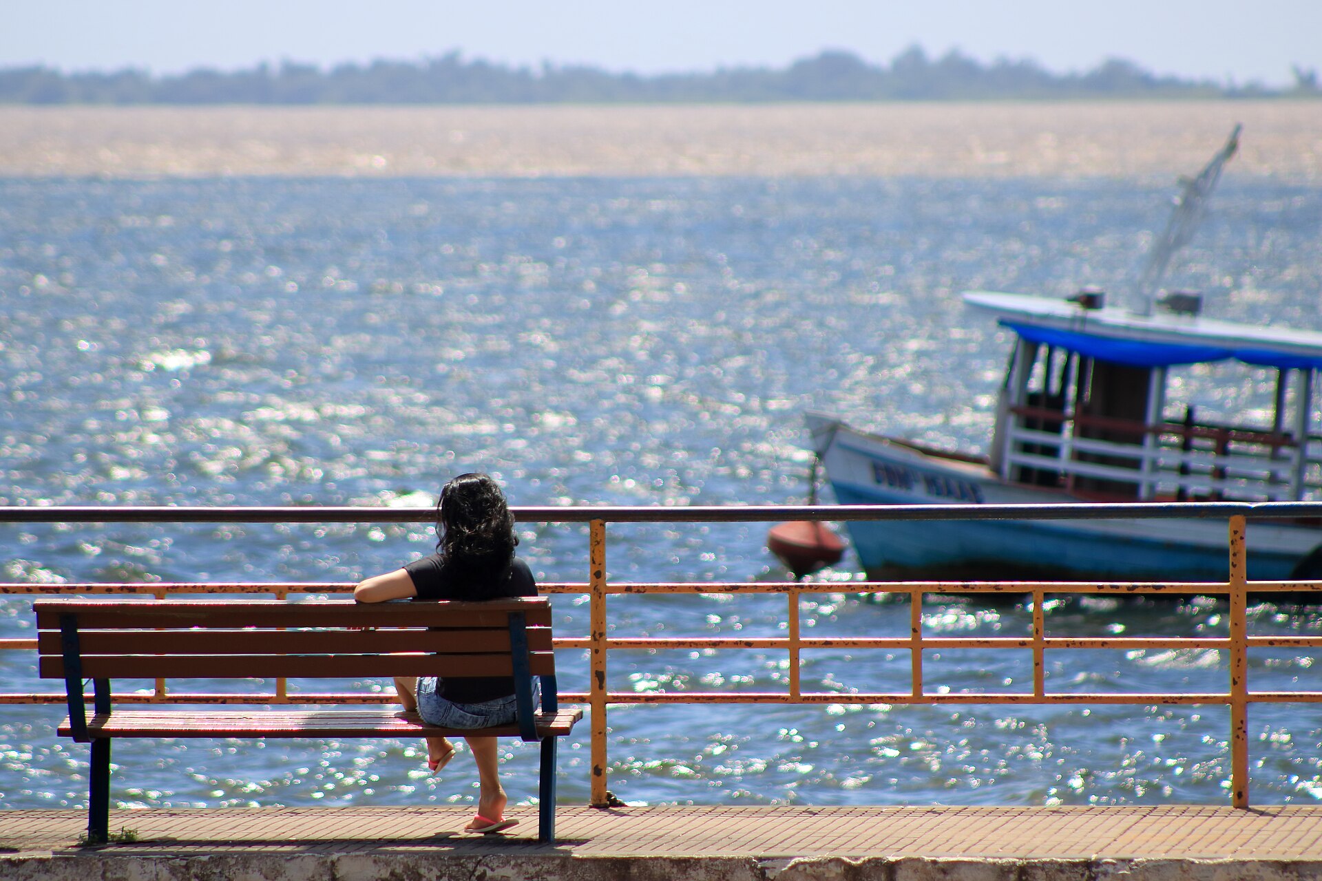 Encontro das águas do rio Tapajós e Amazonas